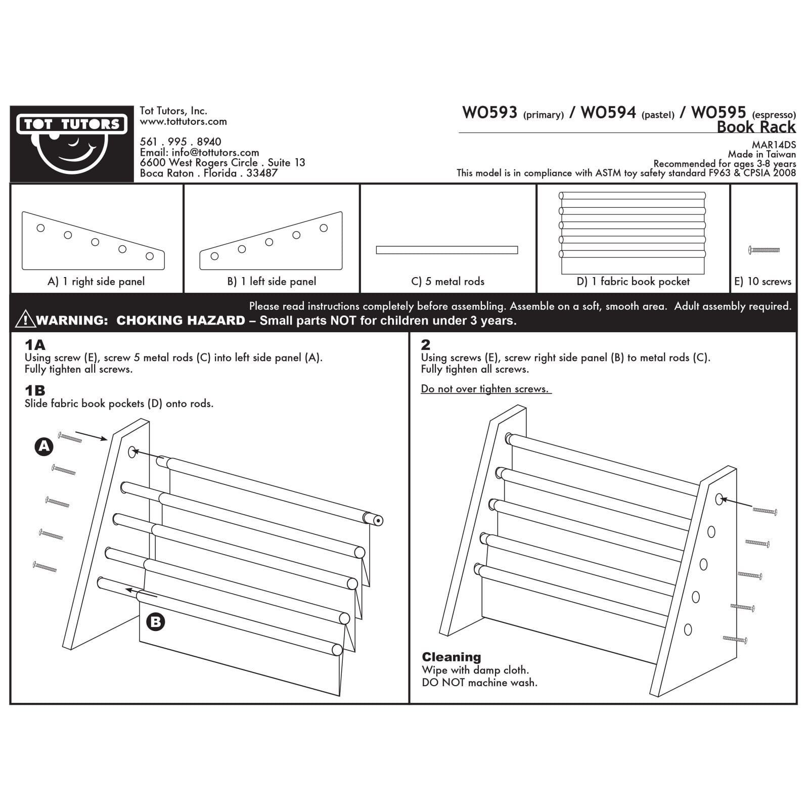Humble Crew Kids Bookshelf with 4 Shelves Book Organizer. Espresso