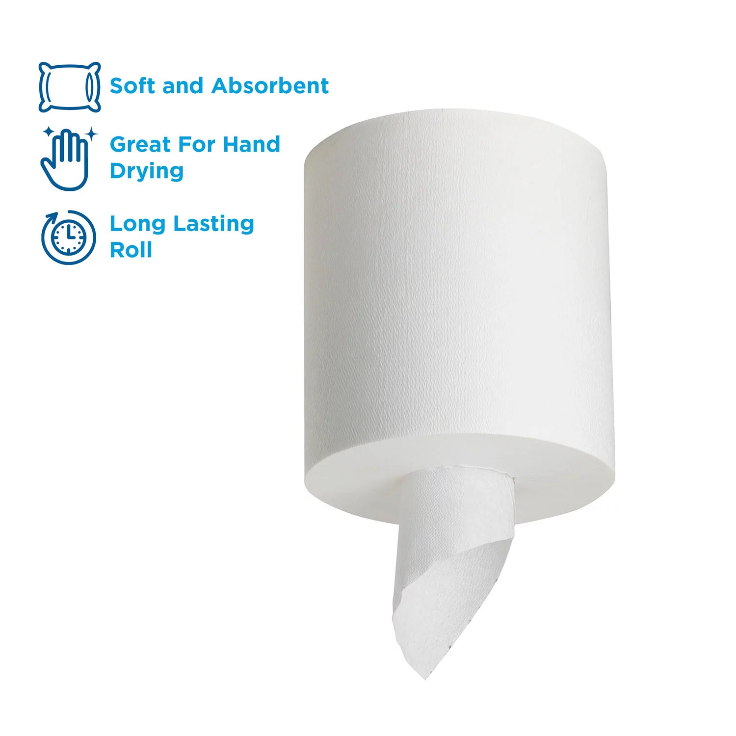 Marathon Centerpull Paper Towel. 1-Ply. White. 15″ x 7.8″ (6 rolls)