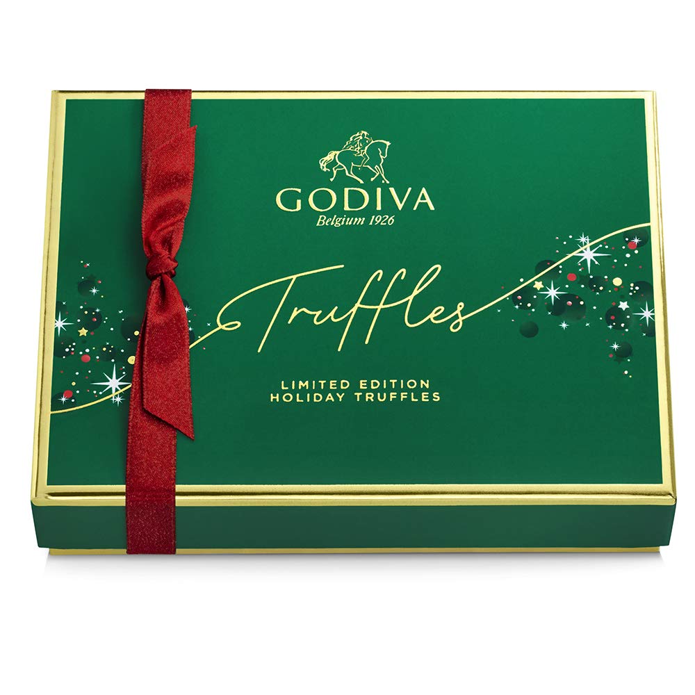 Godiva Chocolatier Limited-Edition Holiday Truffle Assorted Chocolate Gift. Milk-Chocolate. 8.2 Ounce