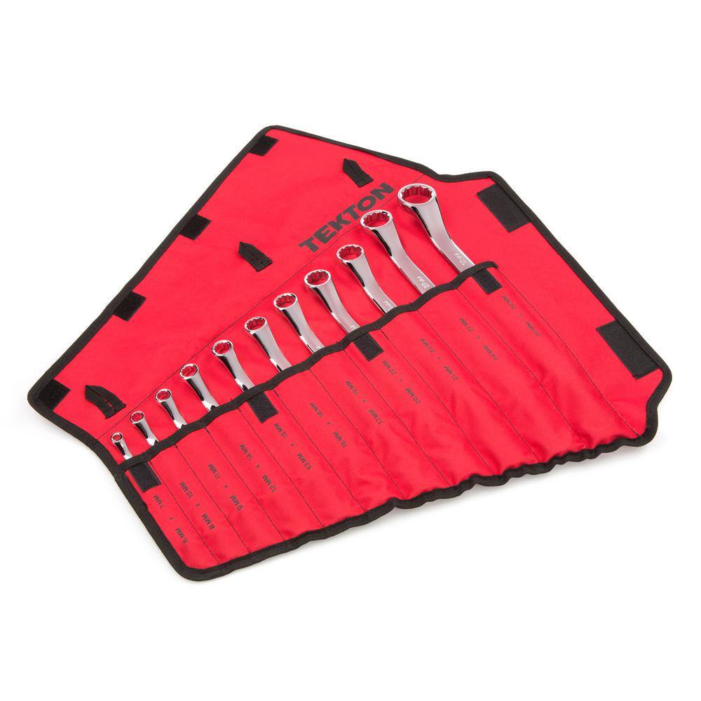TEKTON WBE24511 45-Degree Offset Box End Wrench Set. 11-Piece (6-32 mm) - Pouch