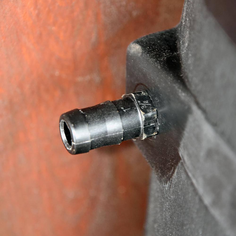 RTS Home Accents 551000300A8081 50 Gal. Rain Barrel Black Colour with Plastic Spigot