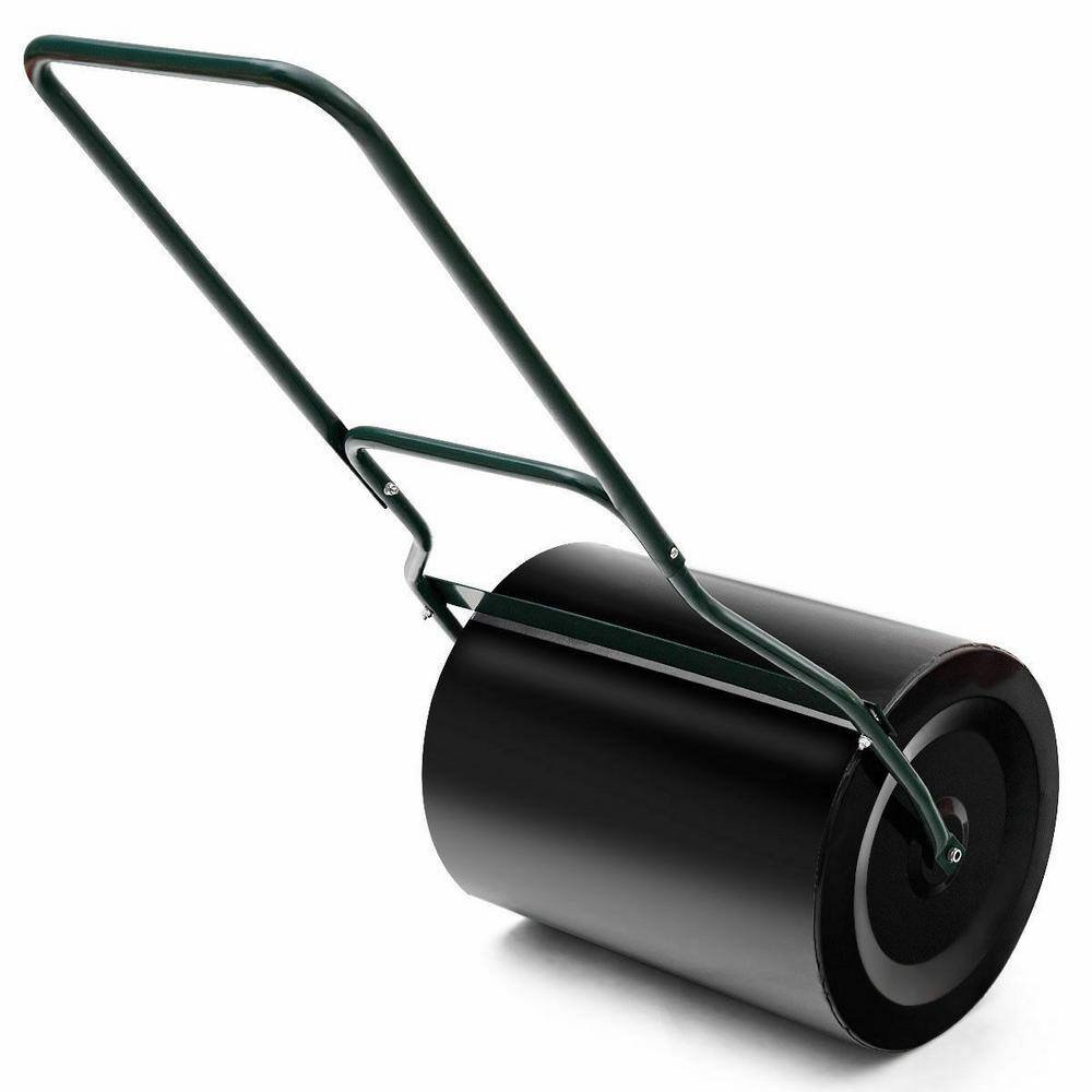 ANGELES HOME M35-8TL411 20 in. W x 50 in. L Water and Sand Filled Steel Lawn Roller