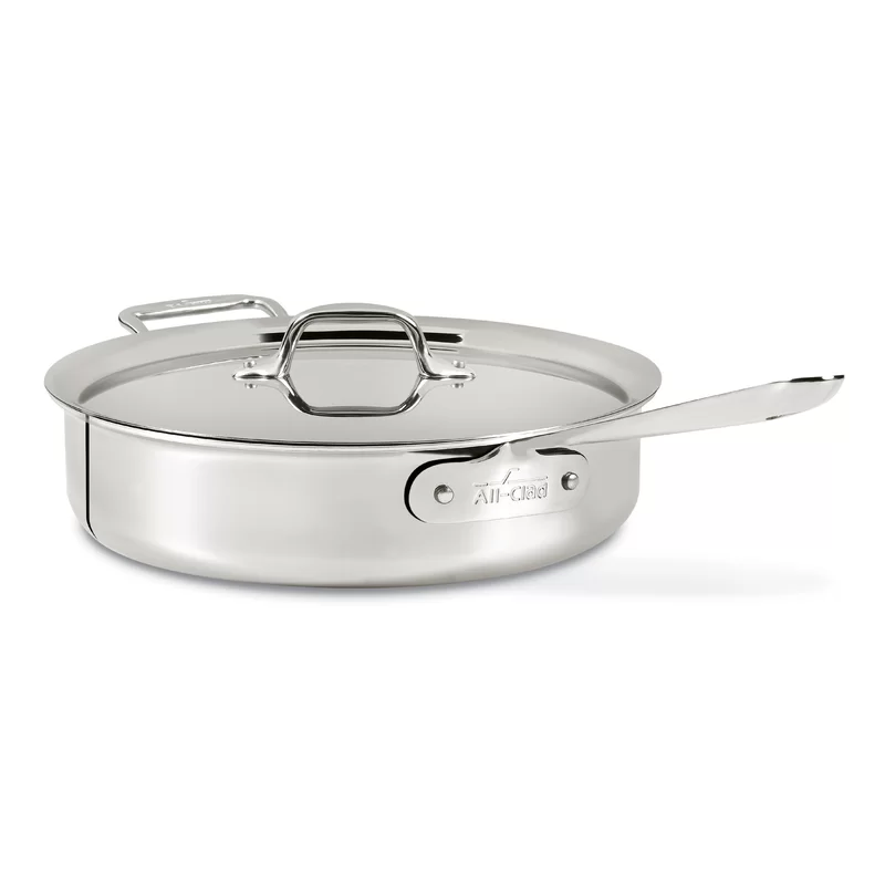 All-Clad 4402 Saute Pan. 4-Quart. Silver