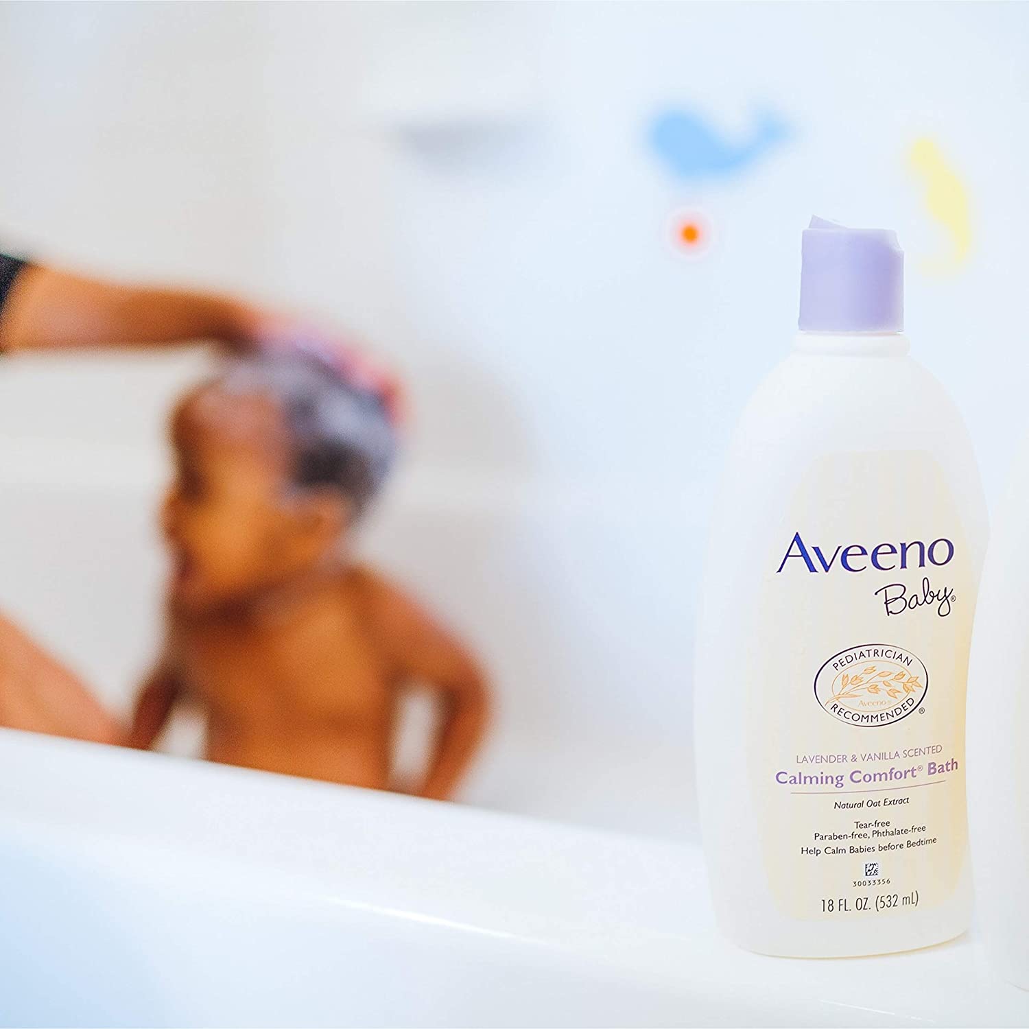 Aveeno Baby Calming Comfort Bath with Relaxing Lavender & Vanilla Scents