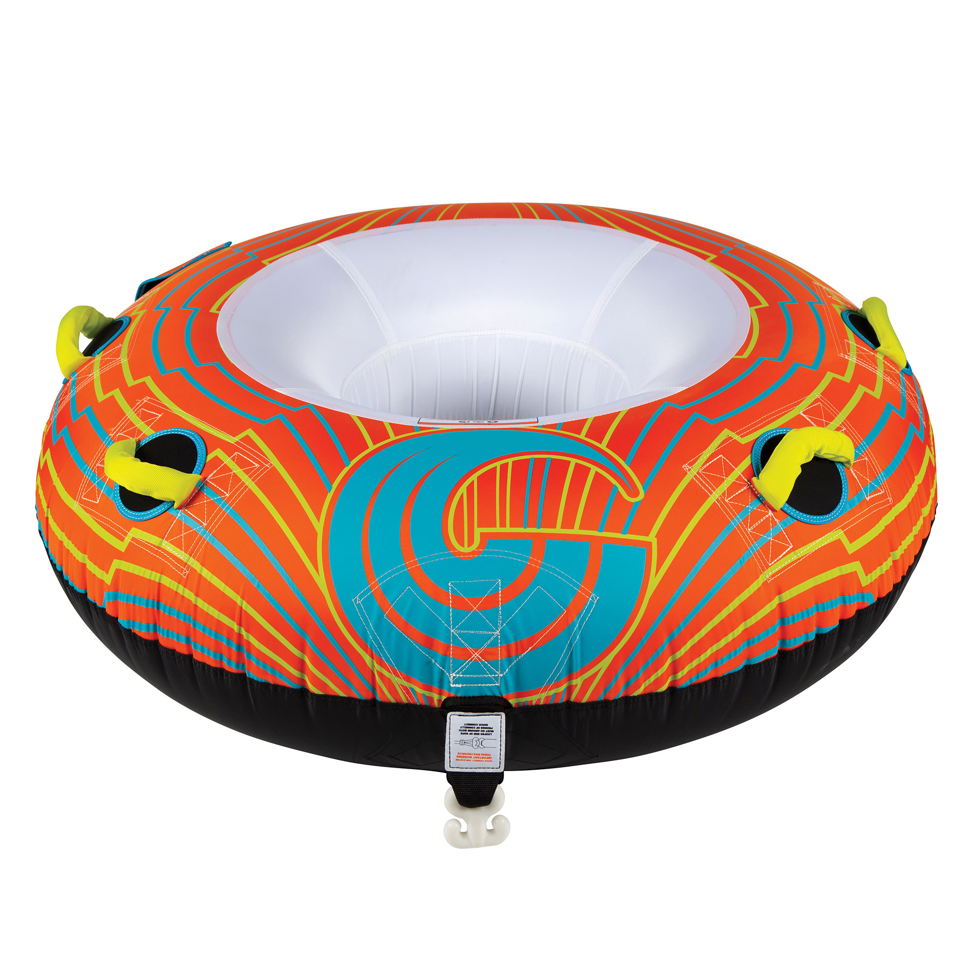 CWB Connelly Big O Single Rider 56 Inch Round Inflatable Towable Boat Tube