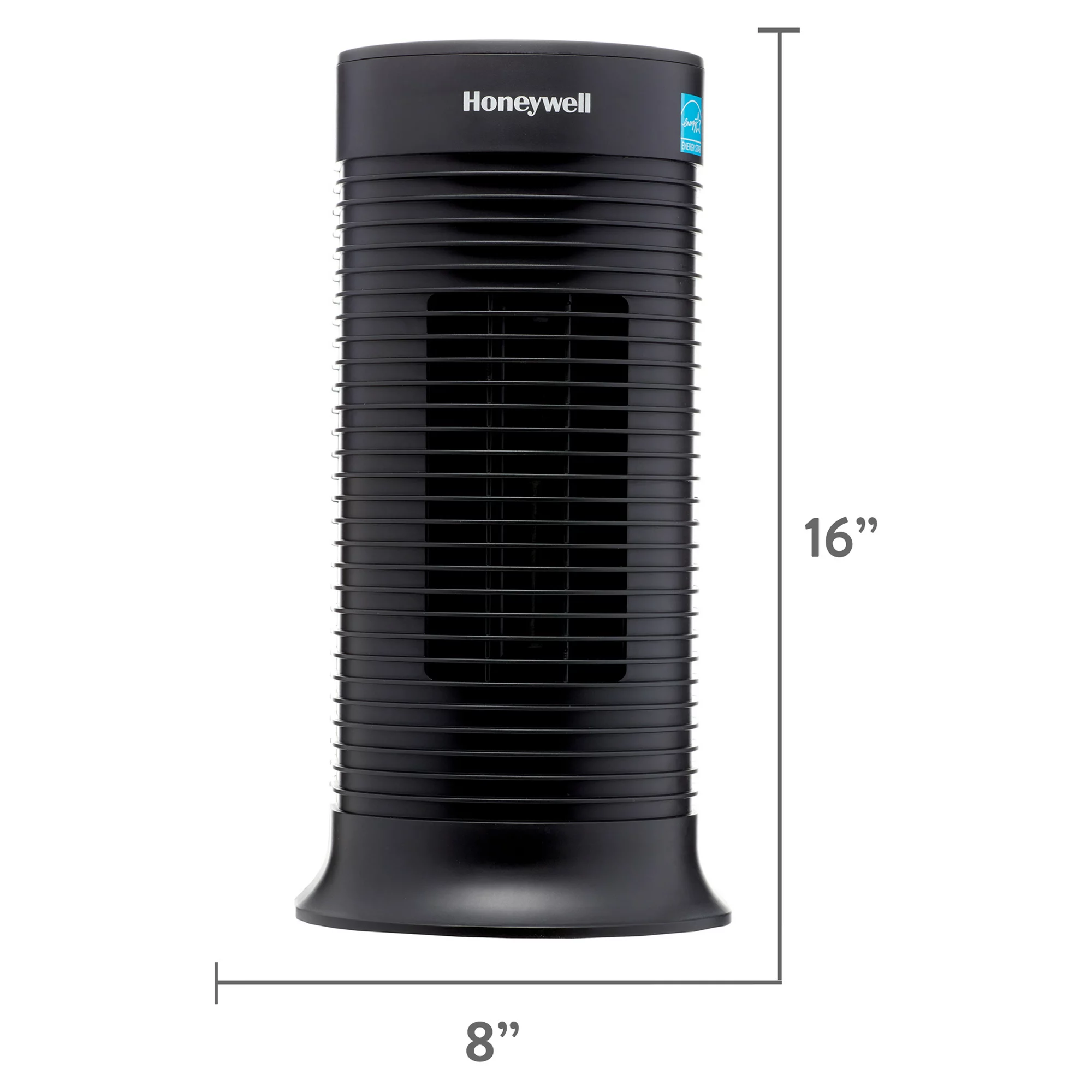 Honeywell AllergenPlus HEPA Tower Air Purifier. Airborne Allergen Reducer for Small Rooms (75 sq ft). Black - Wildlfire/Smoke. Pollen. Pet Dander. and Dust Air Purifier. HPA060
