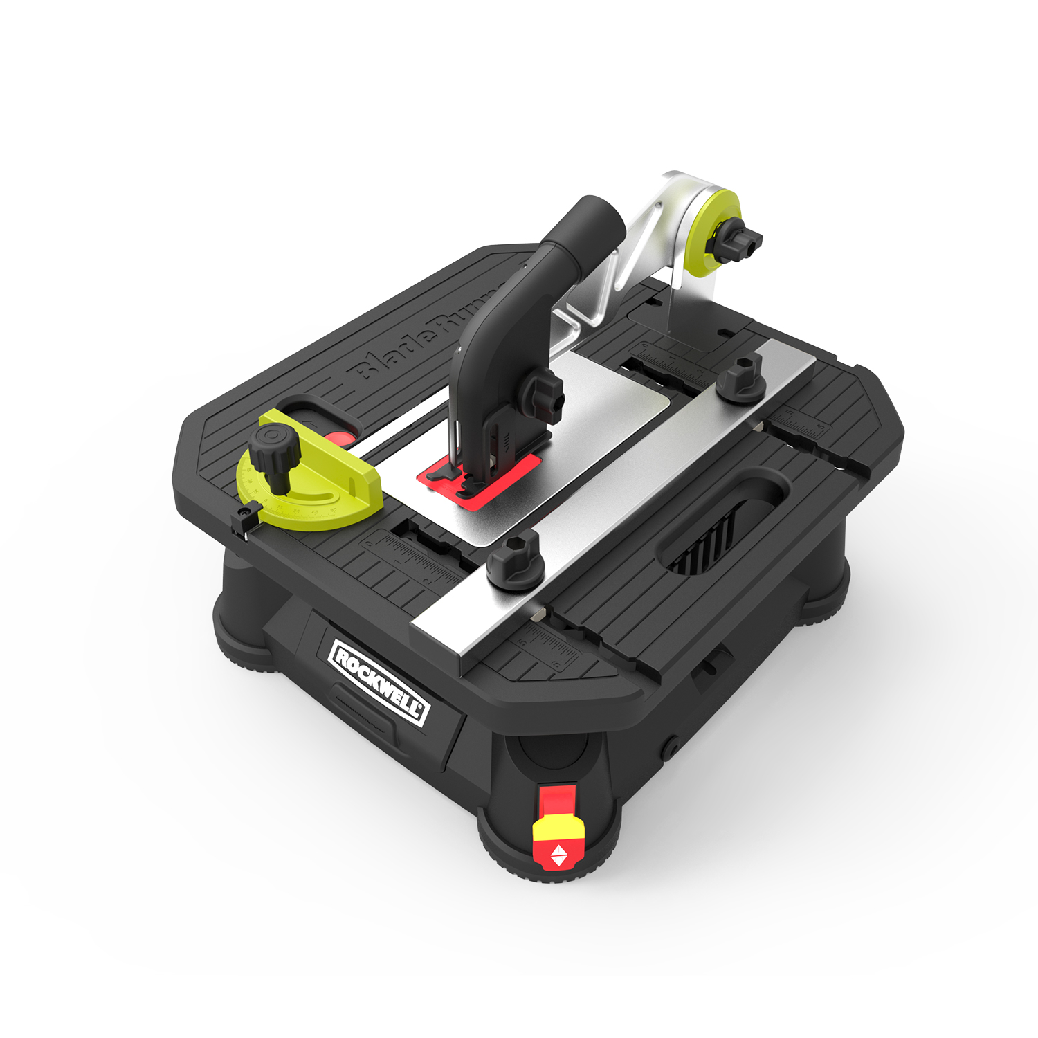 Rockwell Bladerunner X2 Portable Tabletop Saw With Steel Rip Fence. Miter Gauge. RK7323