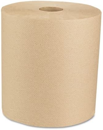 Boardwalk Green Universal Roll Towels. Natural. 8”x800ft. 6 Rolls/Carton. Sold as 1 Carton