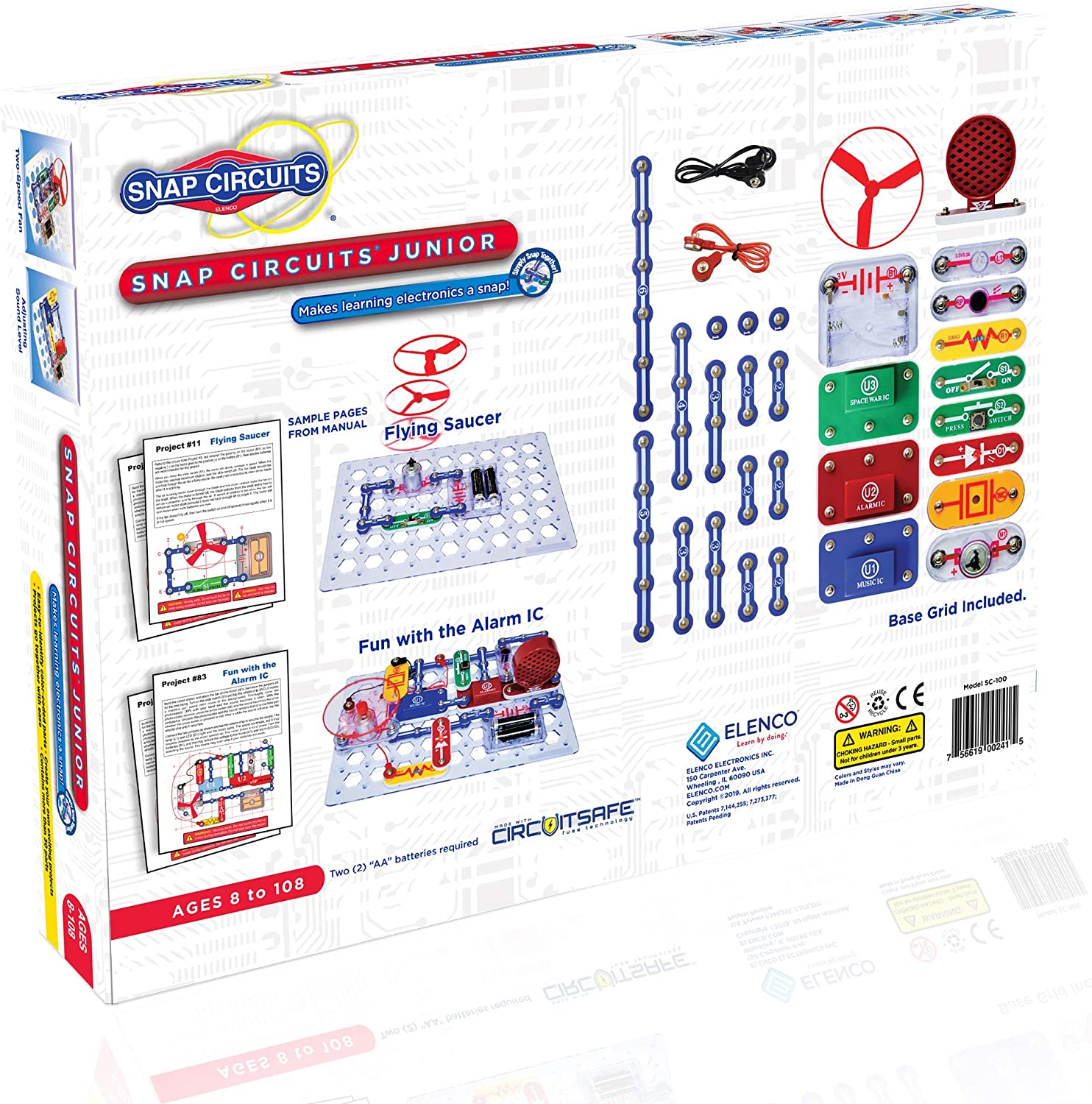 Elenco Snap Circuits Jr. SC-100 Electronics Exploration Kit