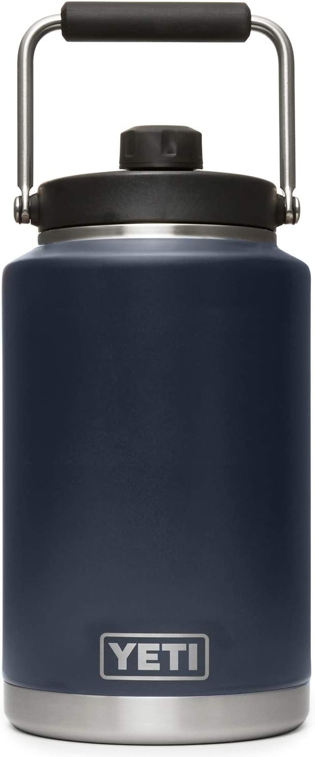 YETI Rambler Gallon Jug. Vacuum Insulated. Stainless Steel with MagCap. Navy