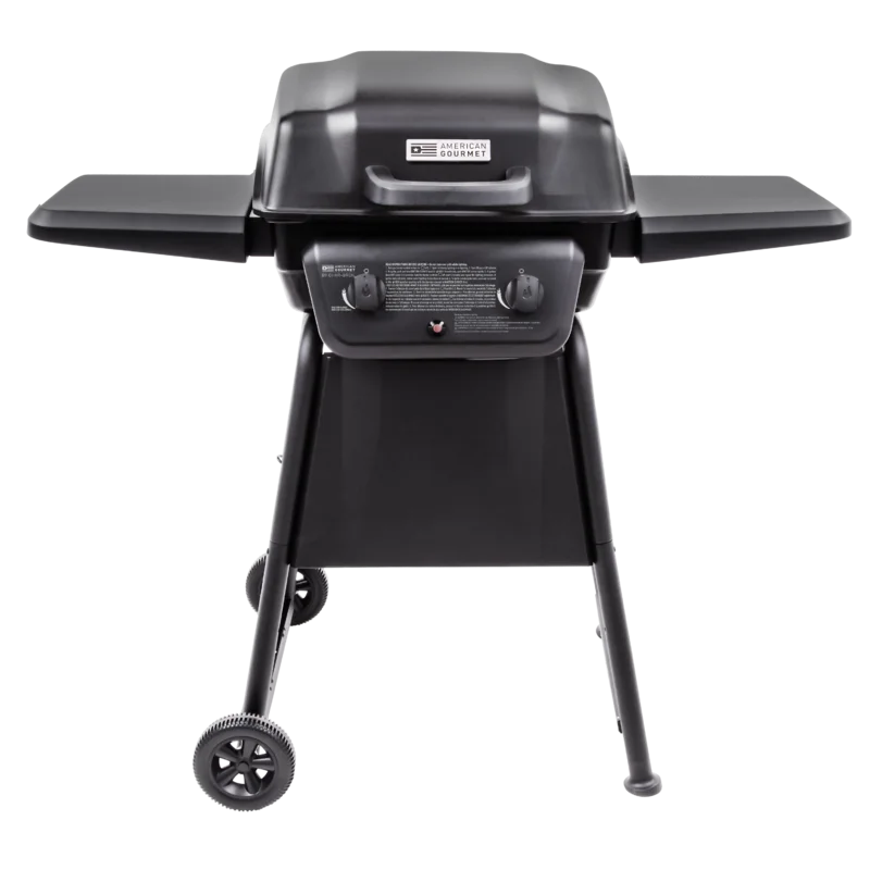 American Gourmet 463672717 Classic 280 2-Burner Liquid Propane Gas Grill. No Side. Black
