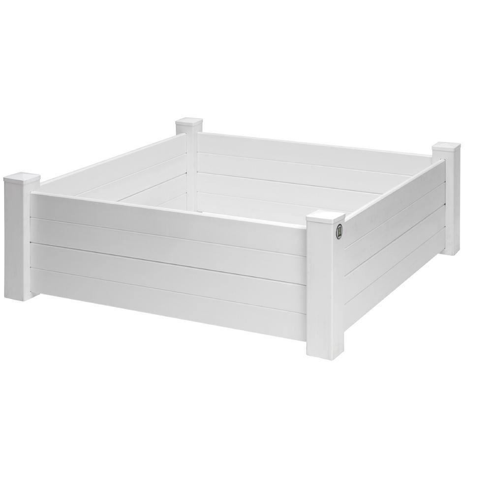 Good Ideas GW-CLASSIC-WHI Garden Wizard Classic White Raised Garden Bed
