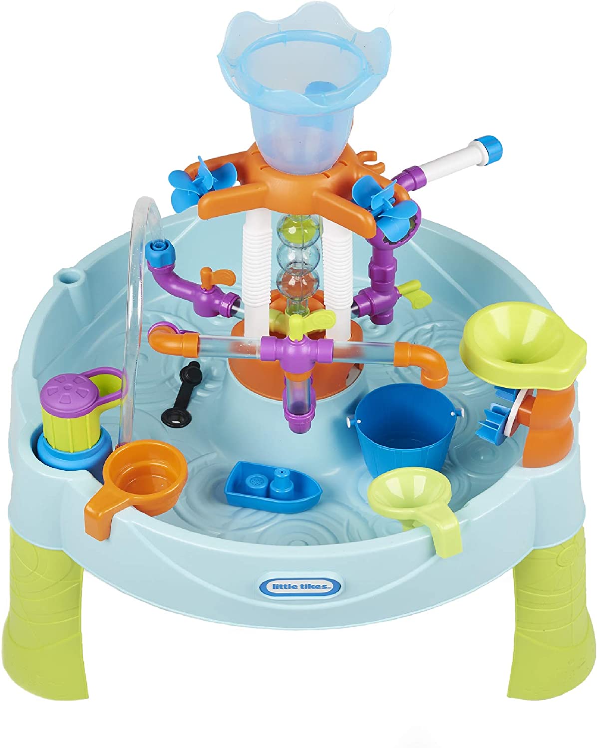 Little Tikes Flowin- Fun Water Table with 13 Interchangeable Pipes