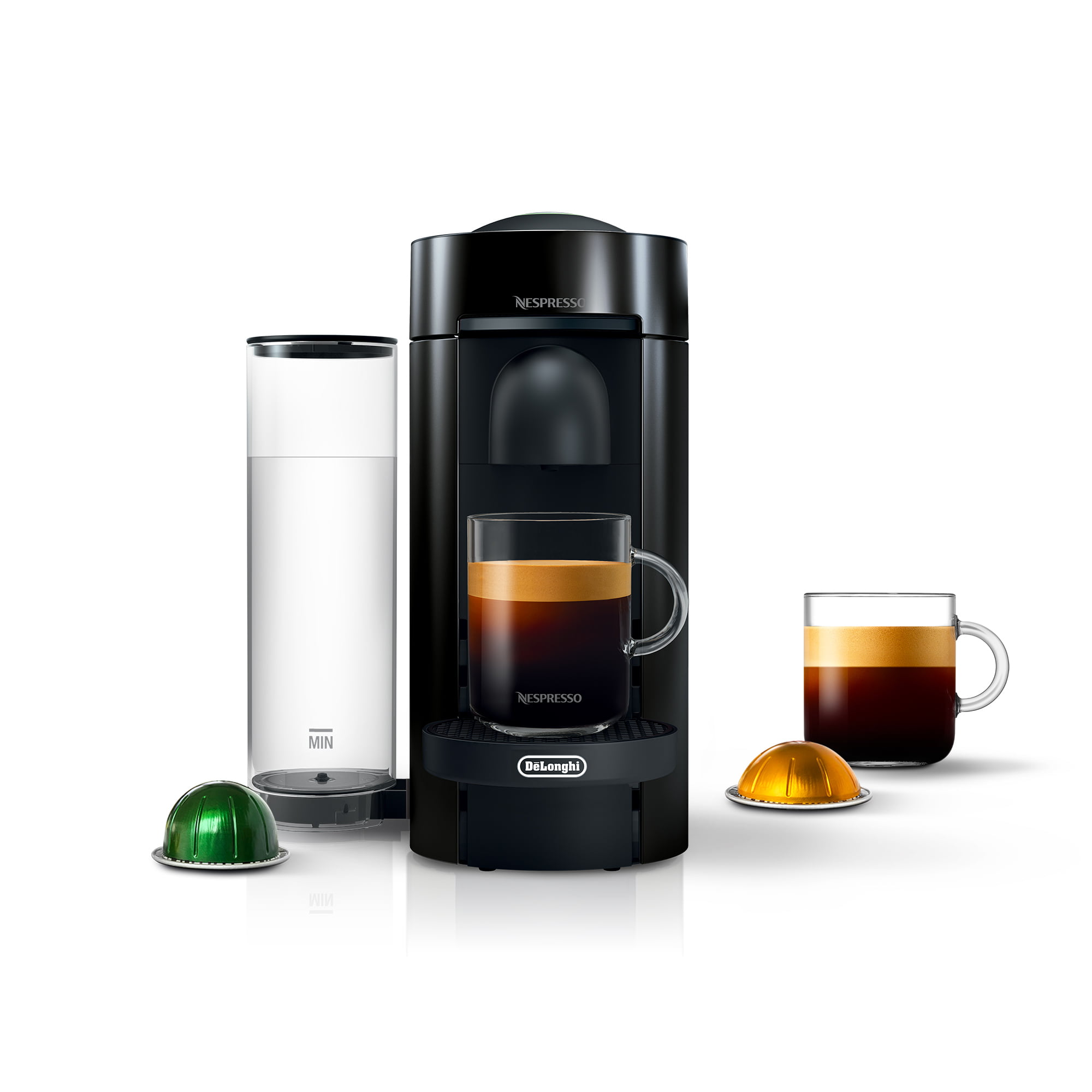 Nespresso Vertuo Plus Coffee and Espresso Maker by De-Longhi. Black