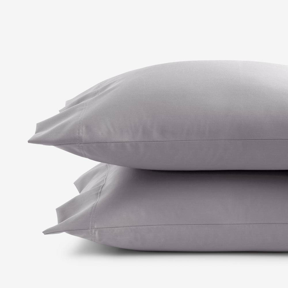The Company Store  Legends Hotel Silver 450-Thread Count Wrinkle-Free Supima Cotton Sateen Standard Pillowcase (Set of 2) - Silver