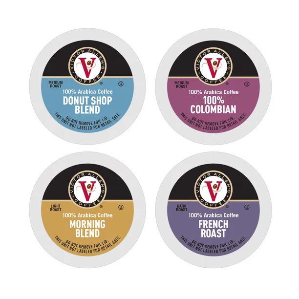 Victor Allen-s Coffee Variety Pack 100 Count. Single Serve Coffee Pods for Keurig K-Cup Brewers