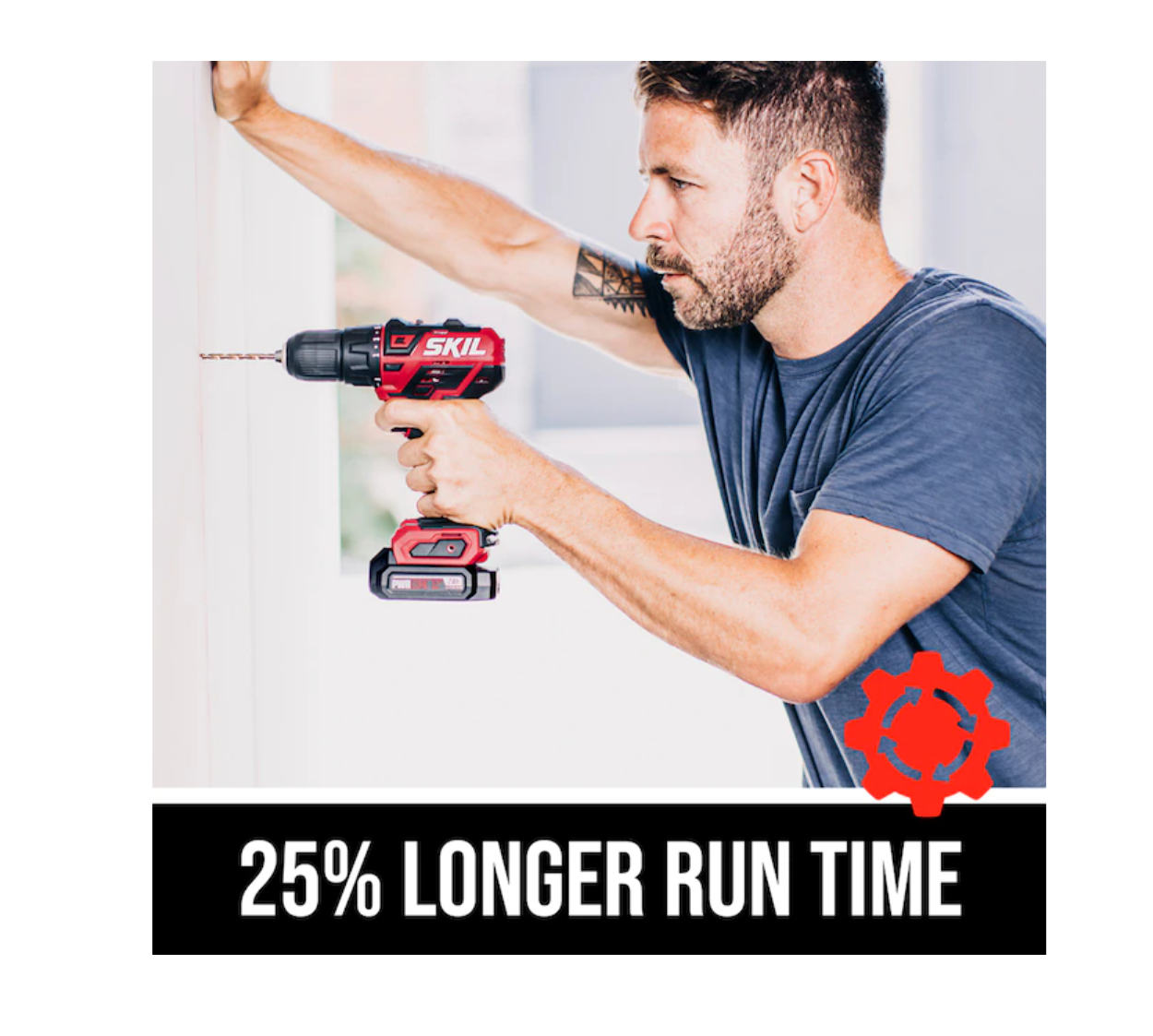 SKIL CB736801 PWR CORE 12 5-Tool 12-Volt Brushless Power Tool Combo Kit Case (2-Batteries Included and Charger Included)