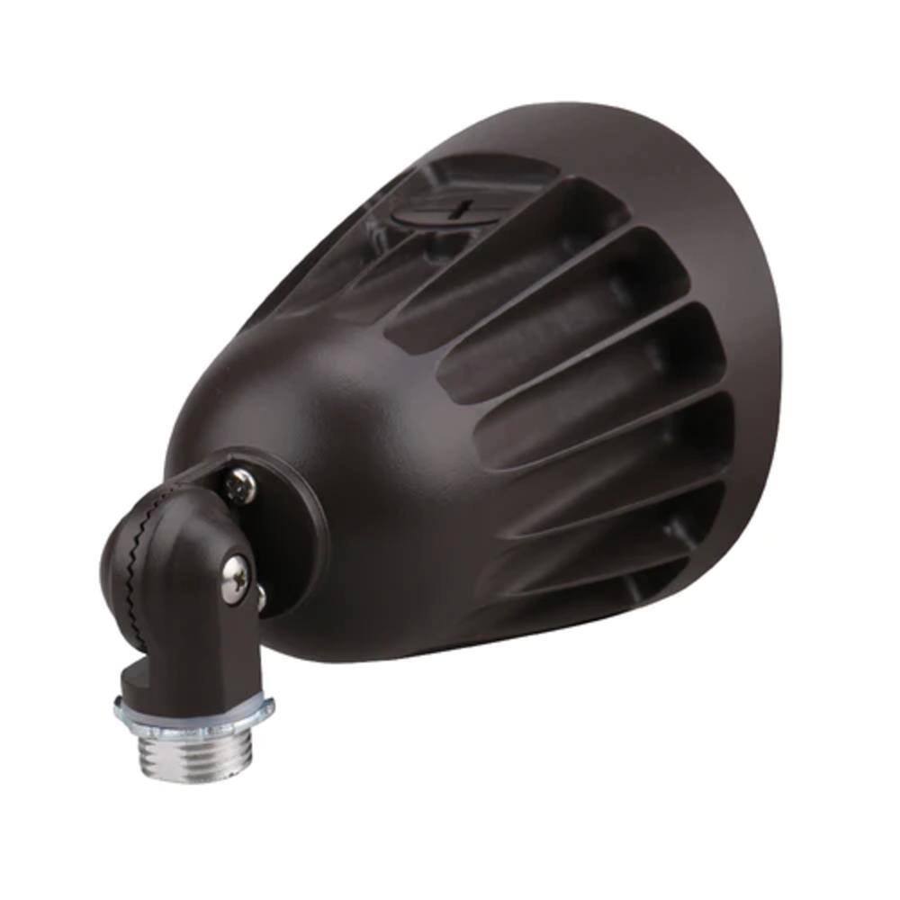 BEYOND LED TECHNOLOGY  Boise 2nd GEN 3375 Lumens Bronze Plug-In Integrated LED Outdoor Spotlight with Adjustable Lamp Head (Pack of 4)