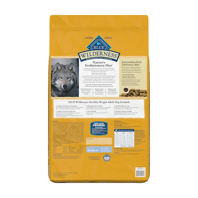Blue Buffalo Blue Wilderness Adult Healthy Weight Chicken Recipe Dry Dog Food