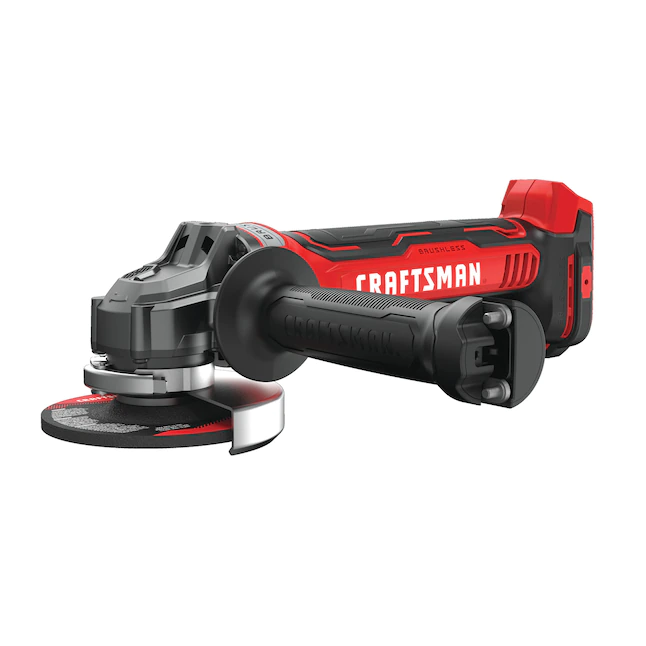 CRAFTSMAN CMCG451B V20 RP 4.5-in 20-volt Max Paddle Switch Brushless Cordless Angle Grinder
