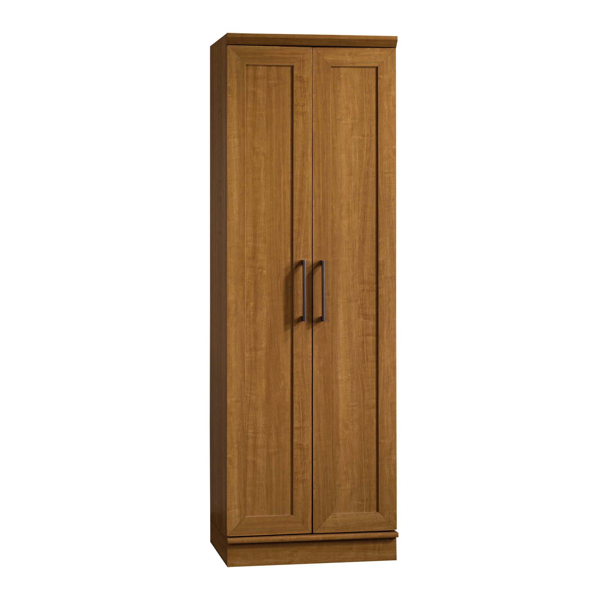 Sauder HomePlus 2-Door Storage Cabinet. Sienna Oak Finish