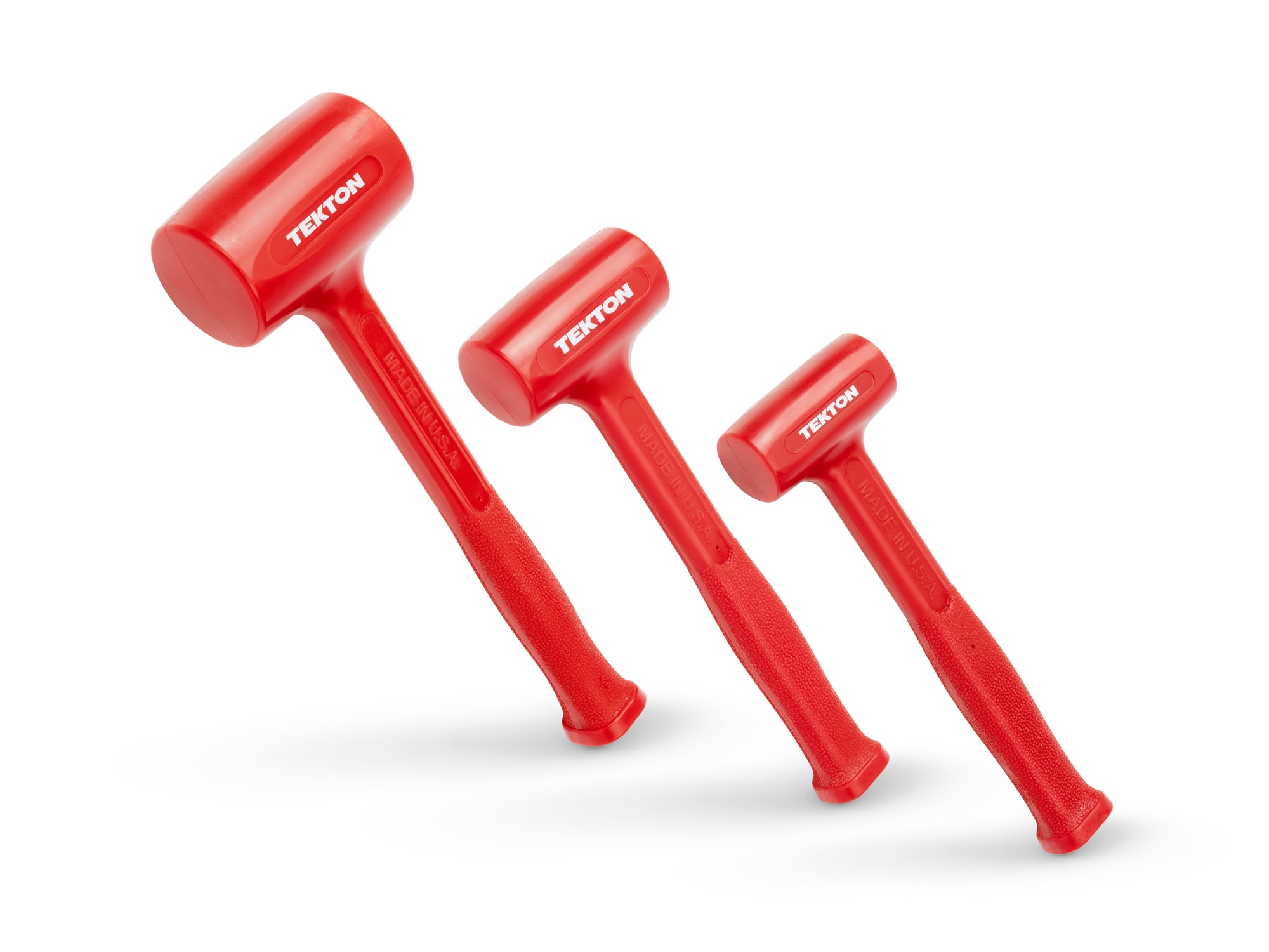 TEKTON 3-oz Smooth Face Polyurethane Head Plastic Dead Blow Hammer Set