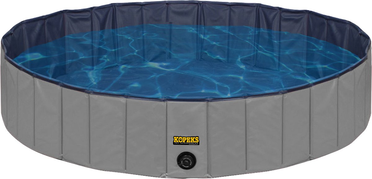 KOPEKS Outdoor Swimming Pool Bathing Tub - Portable Foldable - Ideal for Pets
