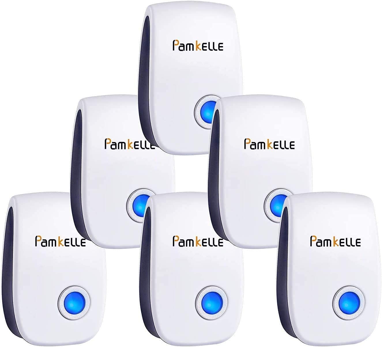 Ultrasonic Pest Repell-er 6 Packs. Bug Repell-ent Indoor Plug Pest Con-trol. Mosquito Repell-ent. Electronic Repell-ent for Ant. Mosquito. Mice. Spider. Roach. Rat. Flea. Fly (6 Pack)