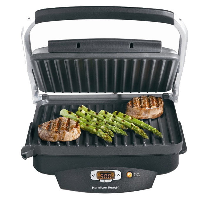 Hamilton Beach Steak Lovers Grill. 100 sq in. Black. Model 25331