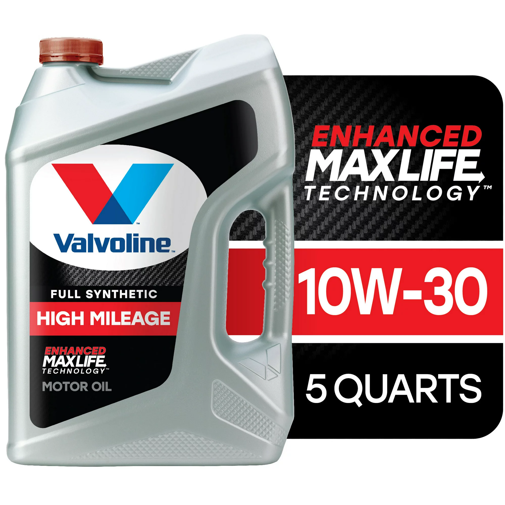 Valvoline Full Synthetic High Mileage MaxLife 10W-30 Motor Oil 5 QT