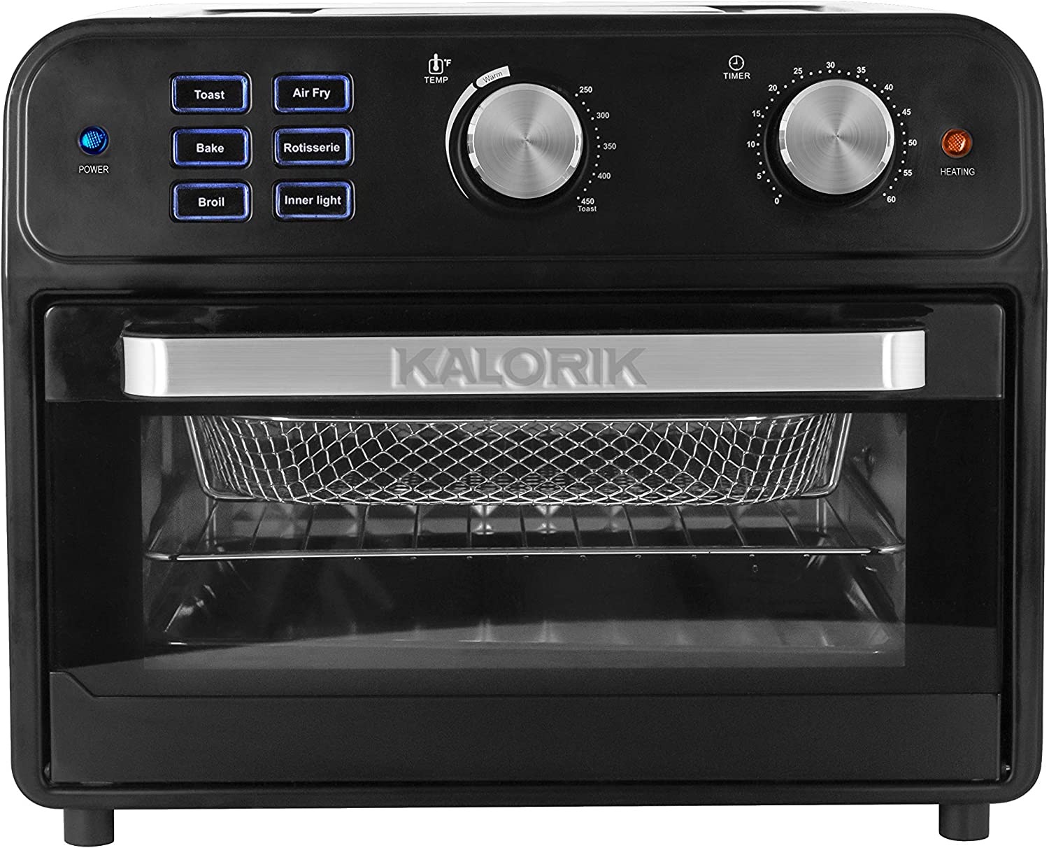 KALORIK AFO 46110 BK 22 Qt. Black Digital Air Fryer Toaster Oven