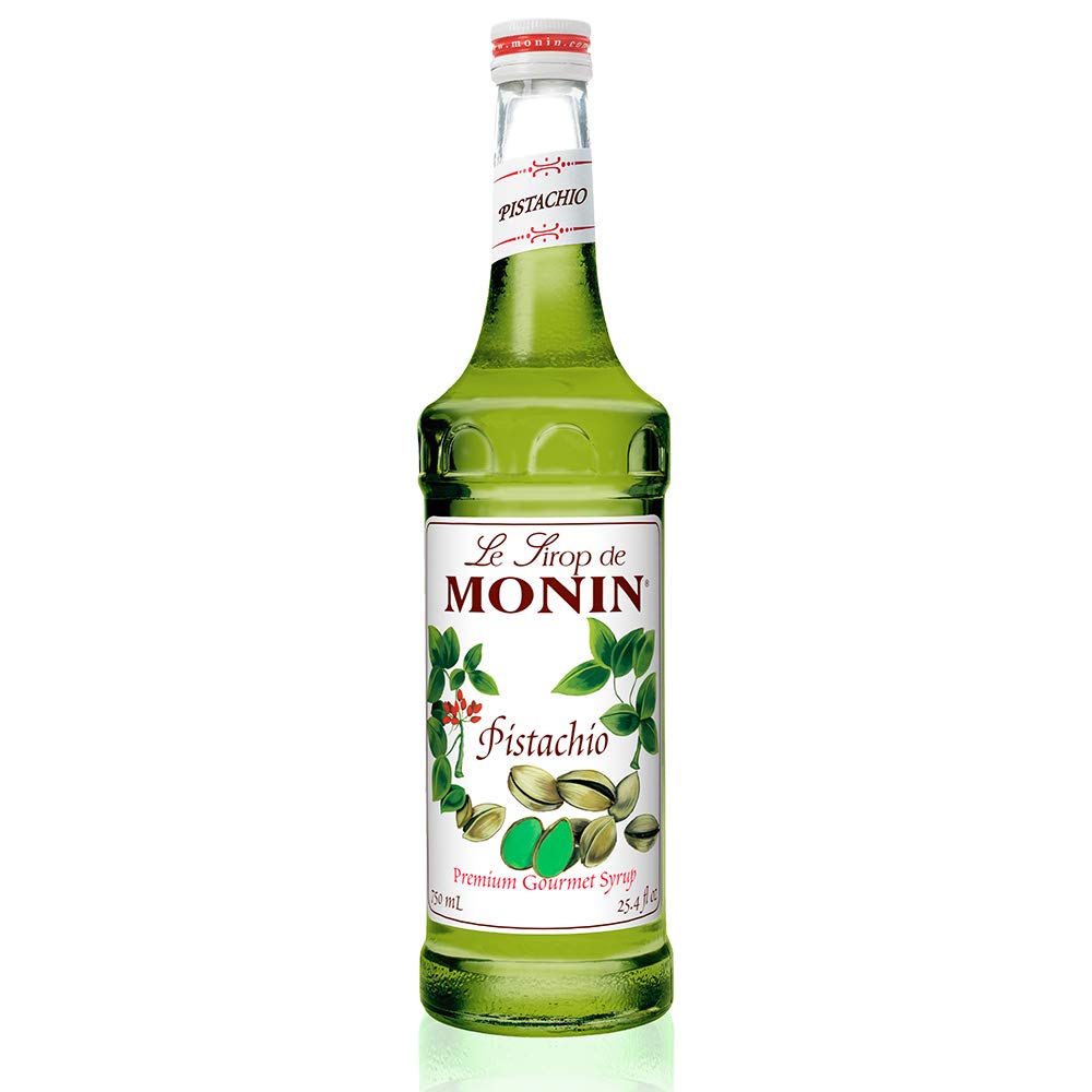 Monin - Pistachio Syrup. Rich and Roasted Pistachio Flavor. 750 ml