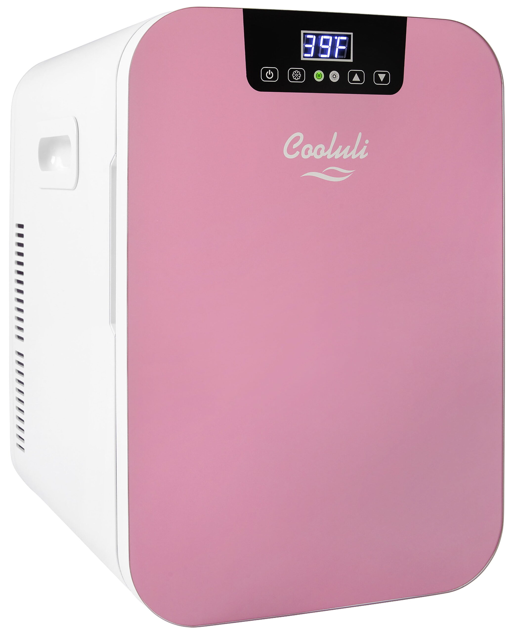 Cooluli Concord 20-Liter Portable Cooler/Warmer Mini Fridge. Pink
