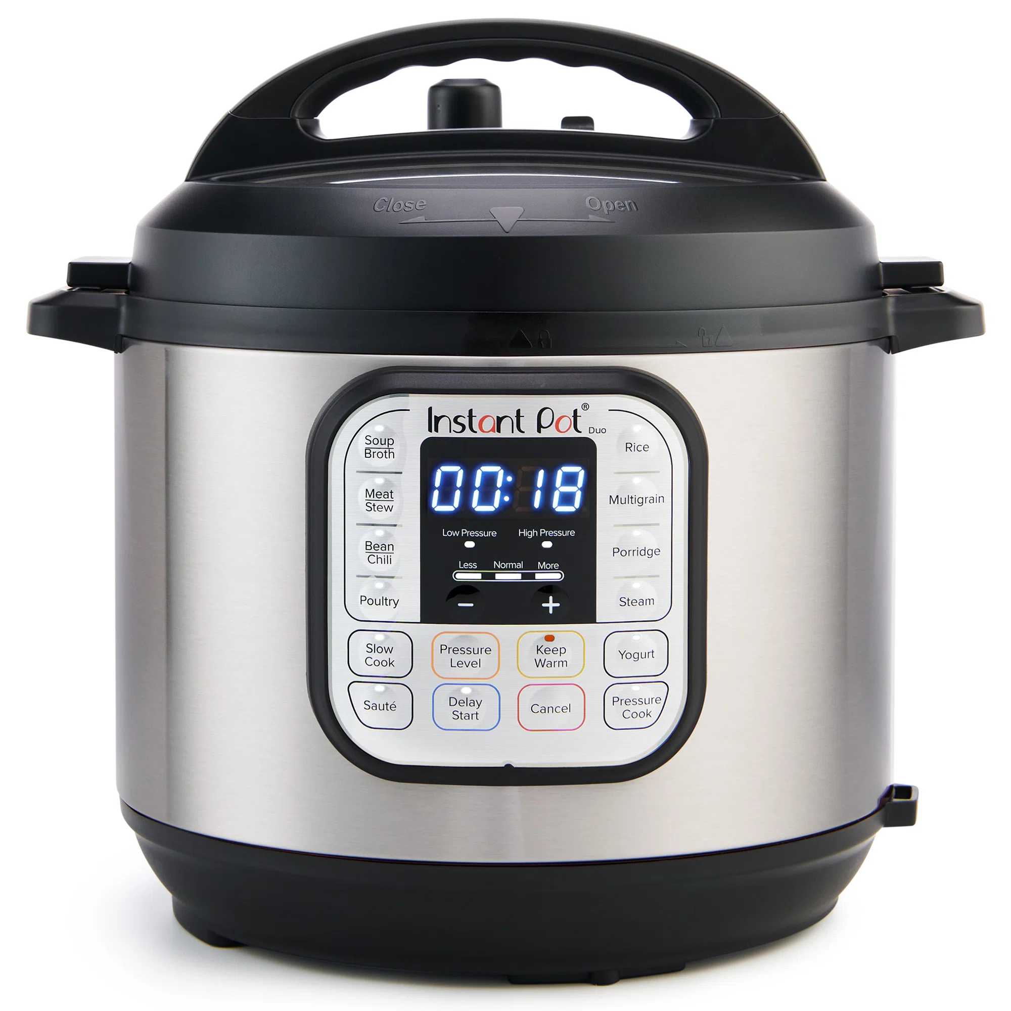 Instant Pot 113-0059-01 Duo 7-in-1 Electric Pressure Cooker. Slow Cooker. Rice Cooker. Steamer. Sauté. Yogurt Maker. Warmer & Sterilizer. Includes Free App with over 1900 Recipes. Stainless Steel. 8 Quart