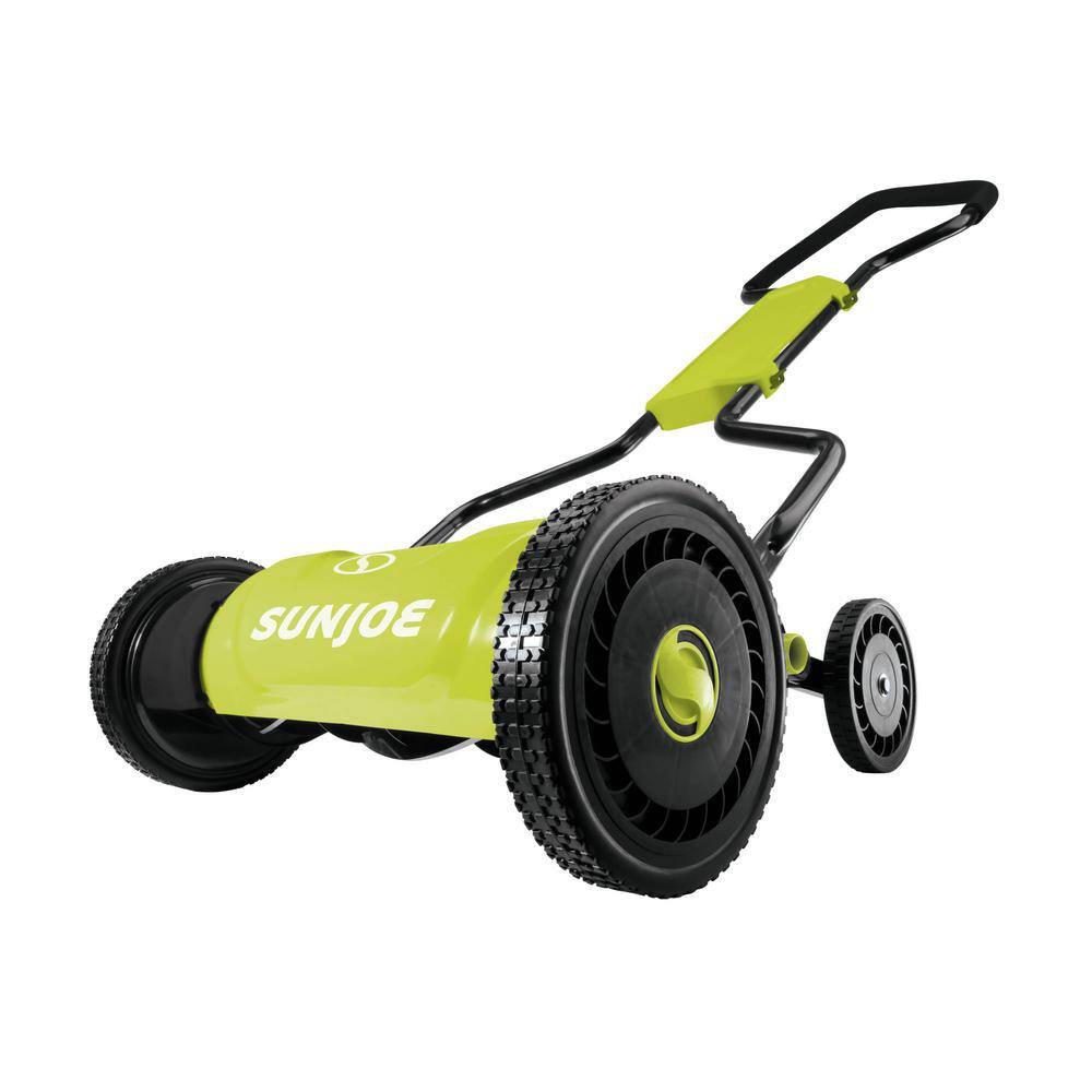 Sun Joe MJ1800M 18 in. 5-Position Quad Manual Walk-Behind Push Reel Mower