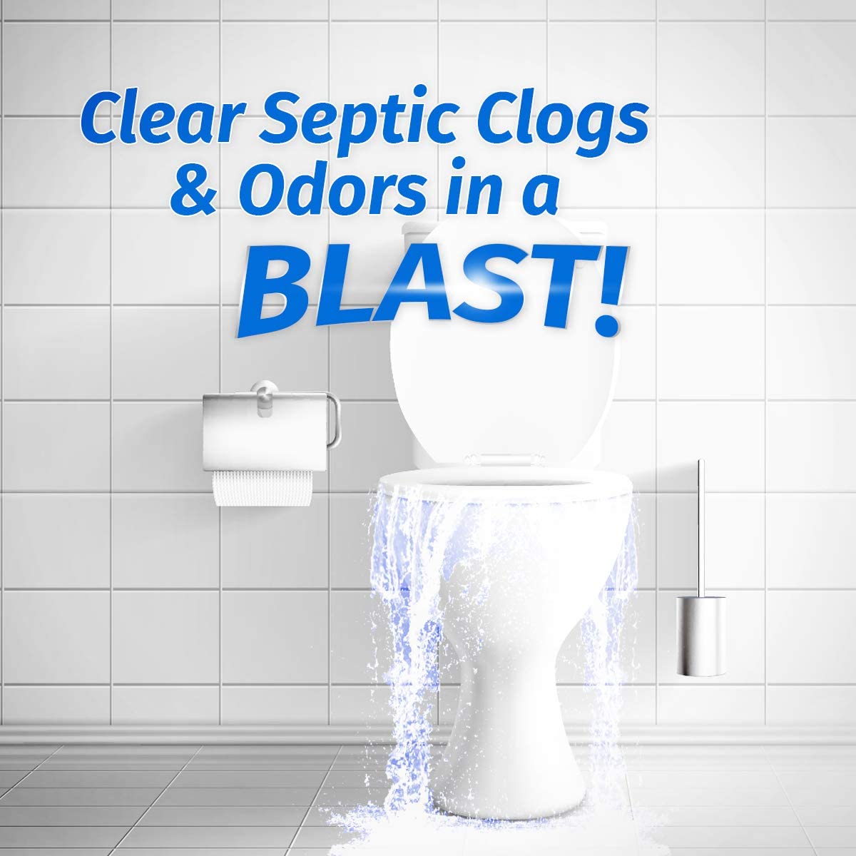 Septic Blast! Emergency Septic Tank Treatment & Maintenance (1 Gallon)