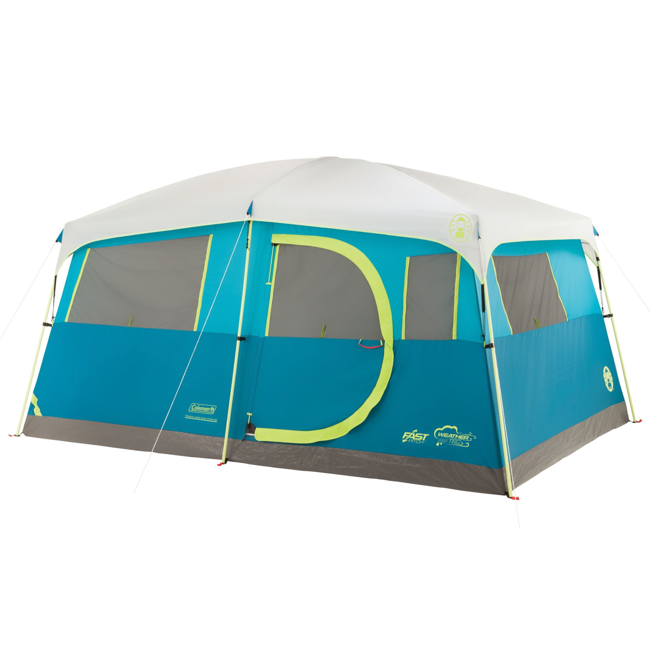 Coleman® 8-Person Tenaya Lake™ Fast Pitch™ Cabin Camping Tent with Closet. Light Blue