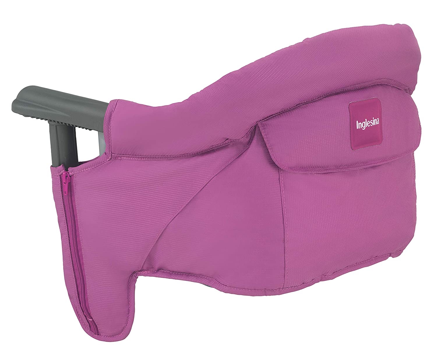 Inglesina - Fast Table Chair: Hook On Portable High Chair for Babies and Toddlers. Damage Free Travel Booster Seat for Restaurant Use - Fuchsia Pink