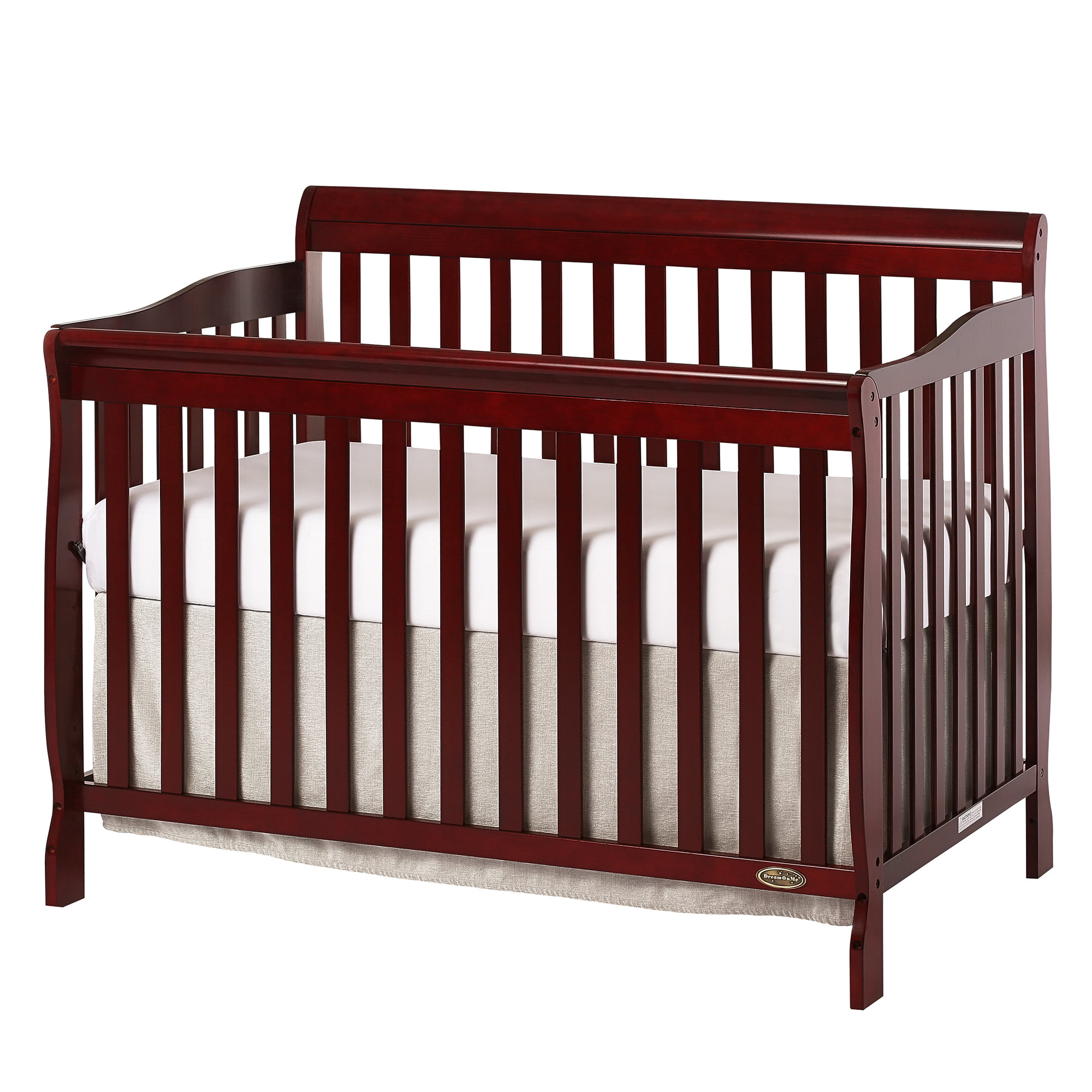 Dream On Me Ashton 5-in-1 Convertible Crib. Cherry