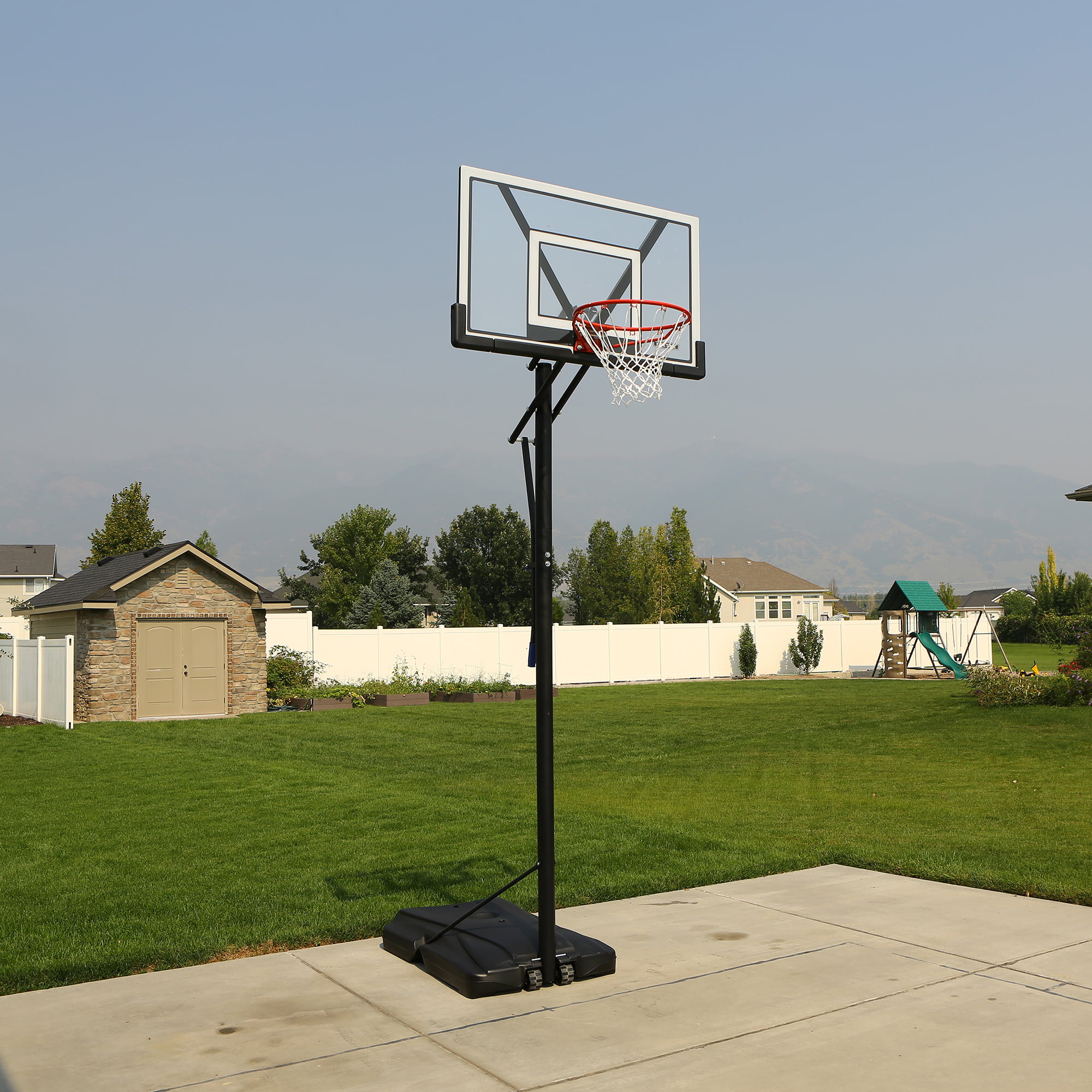 Lifetime 48 In. Adjustable Portable Basketball Hoop System. 90585