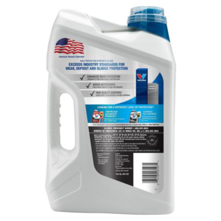 Valvoline Daily Protection 5W-30 Synthetic Blend Motor Oil. Easy Pour 5 Quart