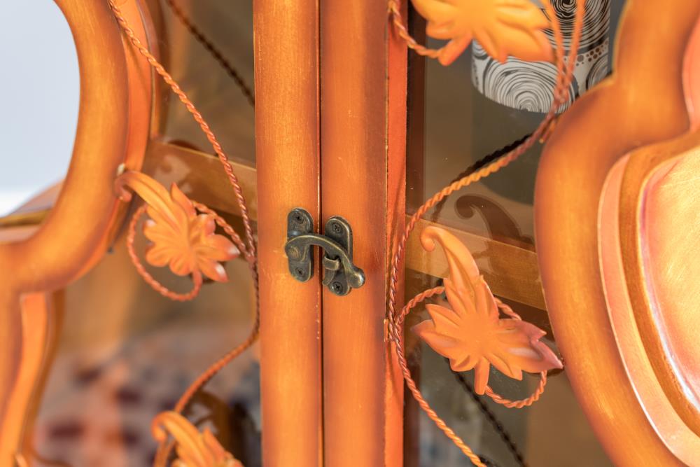 Vintiquewise 9.5-in W x 53.5-in H 2-Tier Freestanding Wood Baskets & Organizers