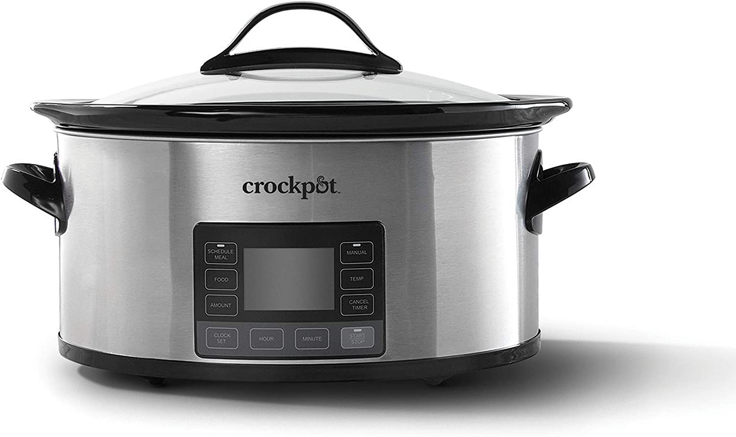 Crock-Pot MyTime Technology 6 Quart Programmable Slow Cooker and Food Warmer with Digital Timer. Stainless Steel (2137020)