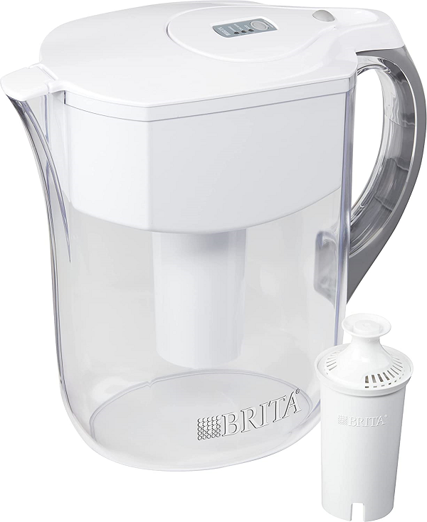 Brita Standard Everyday Water Filter Pitcher. White. Large 10 Cup. 1 Count