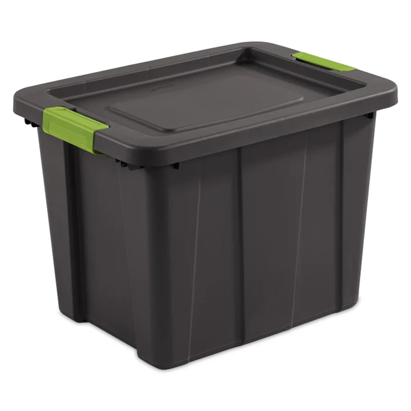 Sterilite Tuff1 Latching 18 Gal. Plastic Storage Container and Lid (12 Pack)