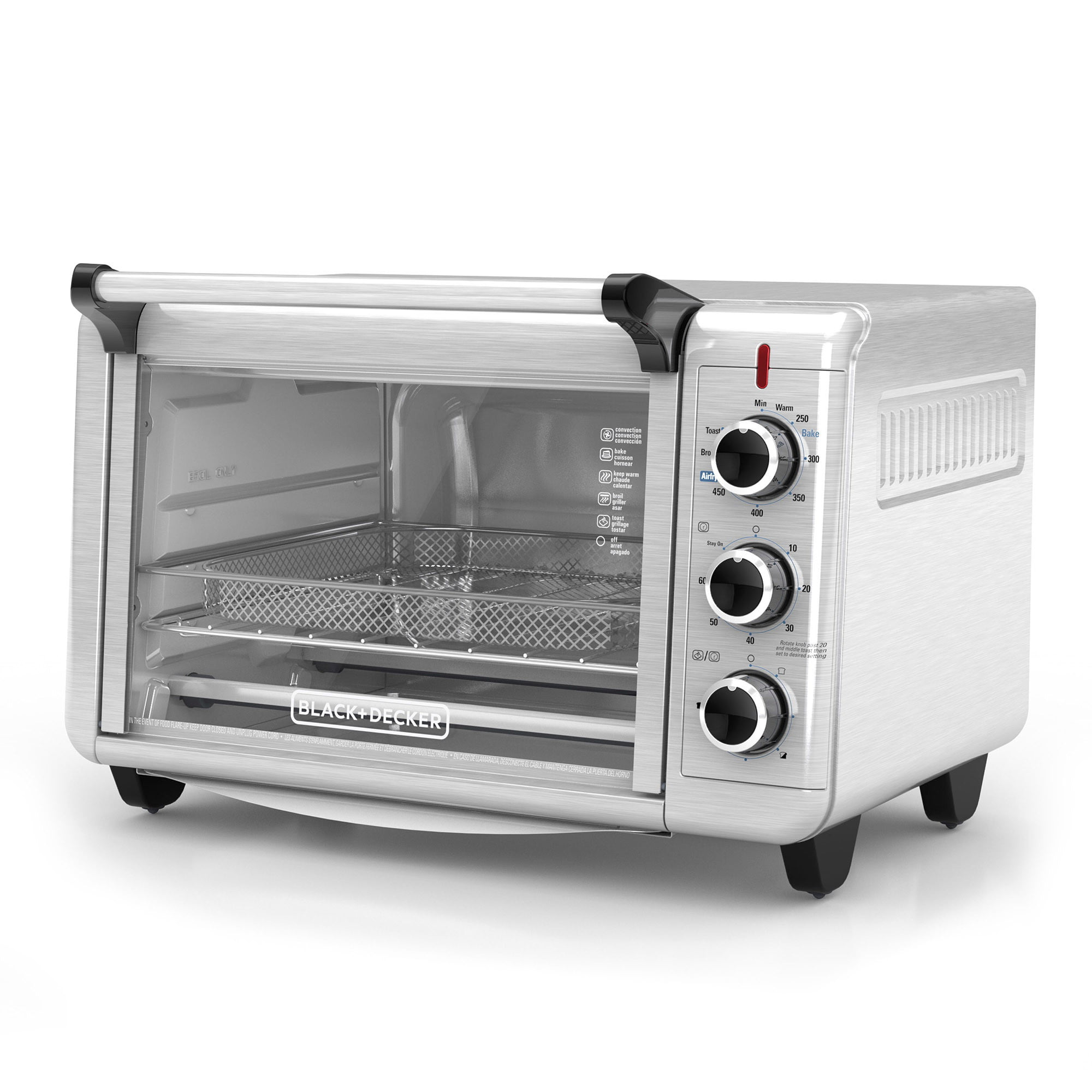 BLACK+DECKER Crisp ‘N Bake Air Fry Toaster Oven TO3215SS
