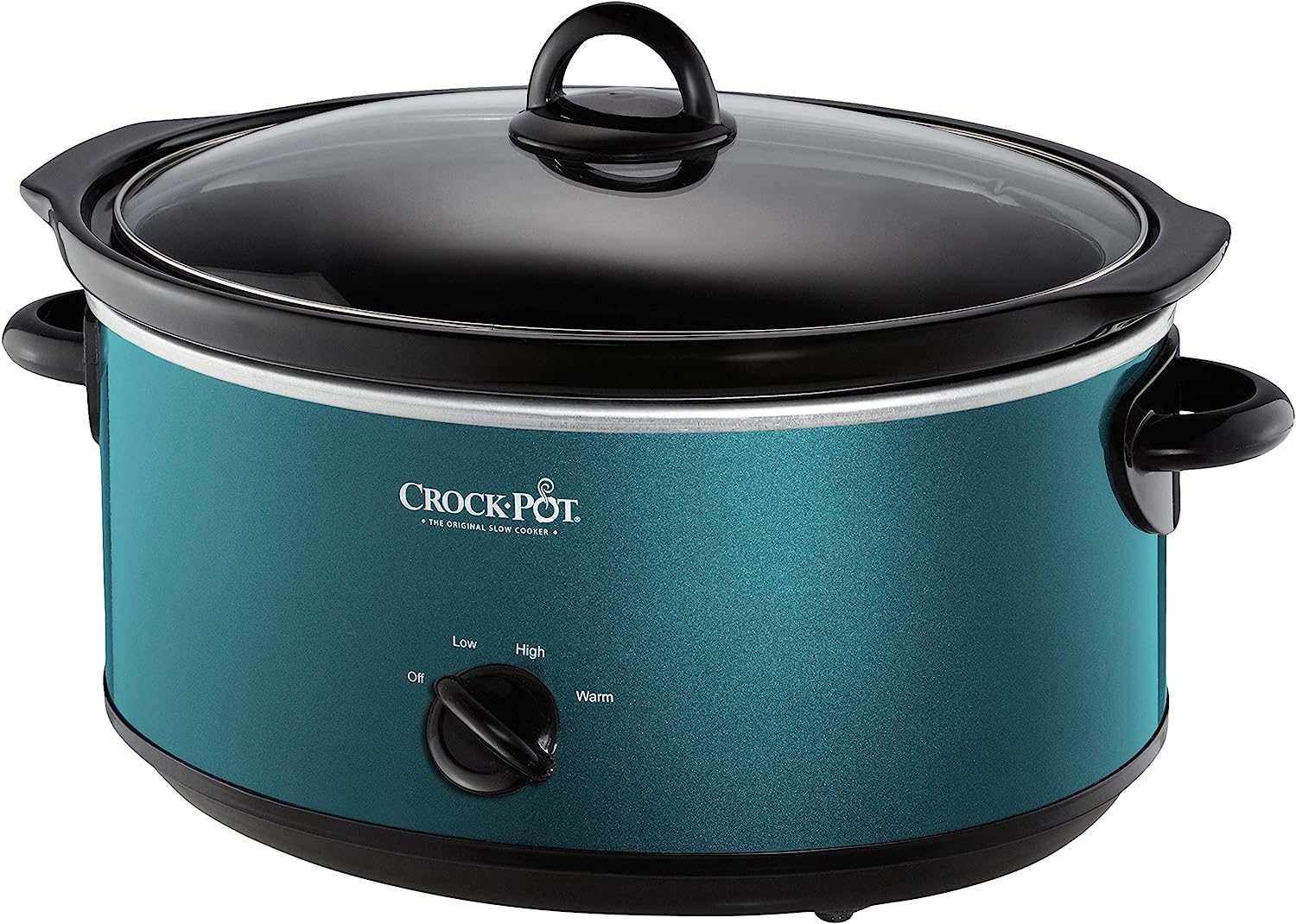 Crock-Pot Design to Shine 7 Quart Slow Cooker and Food Warmer. Turquoise (SCV700-KT)