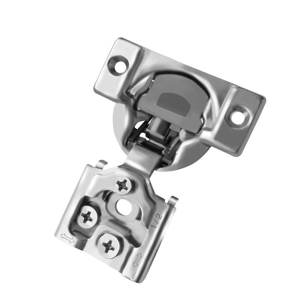 Unbranded 1/2-SOFT-30 105-Degree 1/2 in. (35 mm) Overlay Soft Close Face Frame Cabinet Hinges with Installation Screws (30-Pairs)