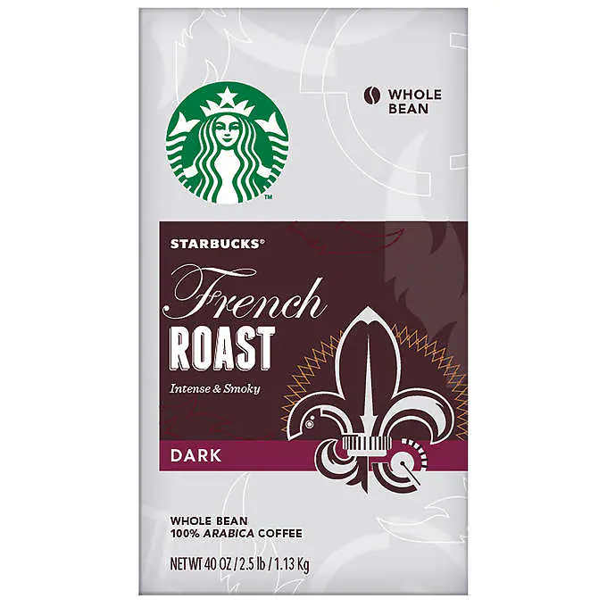 Starbucks French Roast Whole Bean Coffee. 40 Ounce