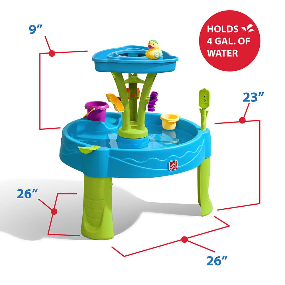 Step2 Summer Showers Splash Tower Water Table for Toddlers